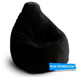 Кресло Черное (коллекция велюр 2024)
